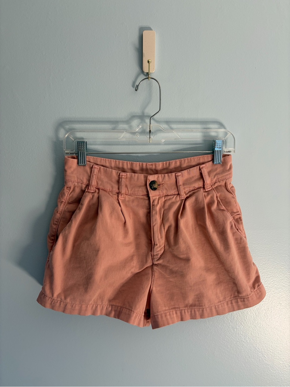 Free People Billie Chino Shorts in Pink